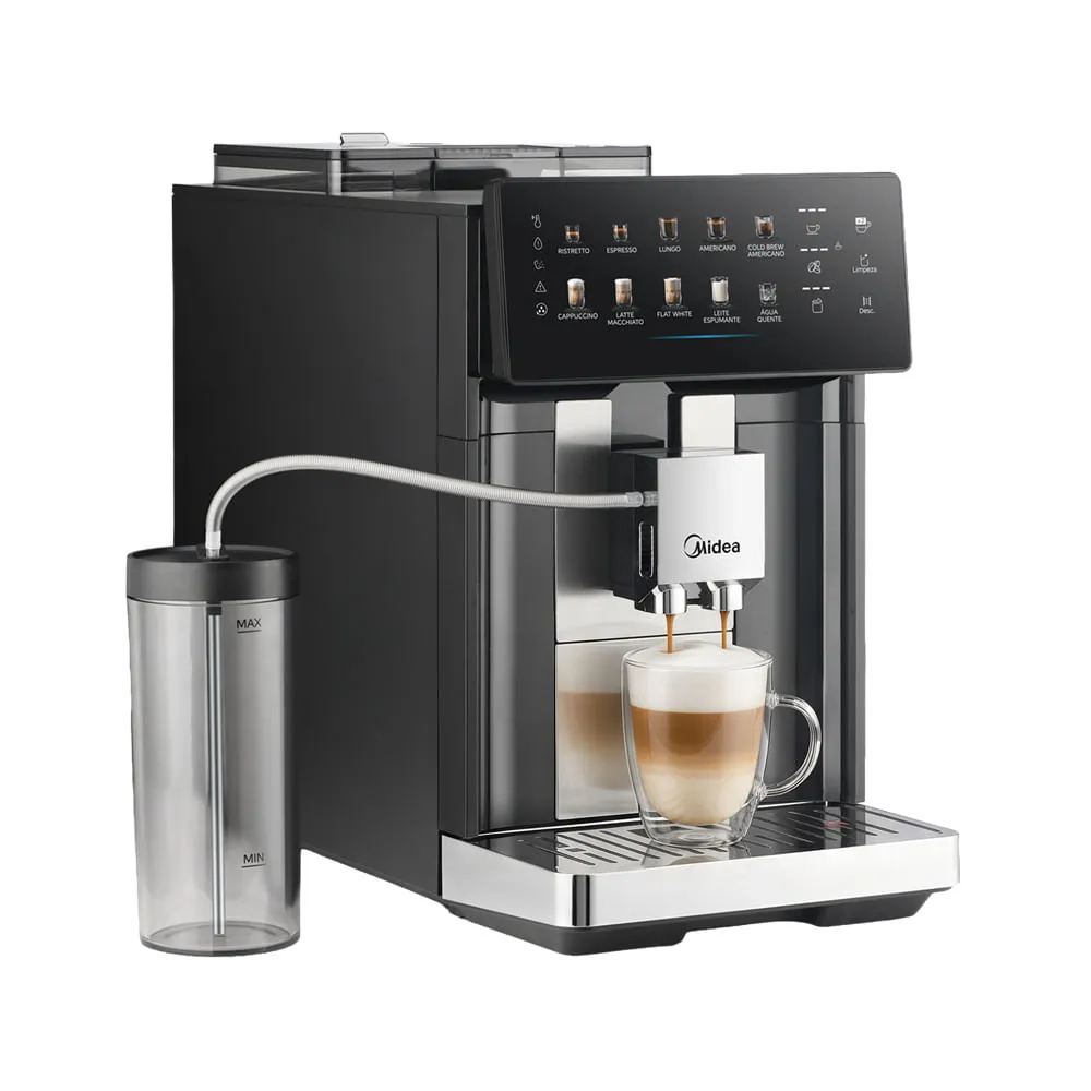 Midea entra no segmento premium de café com máquina automática