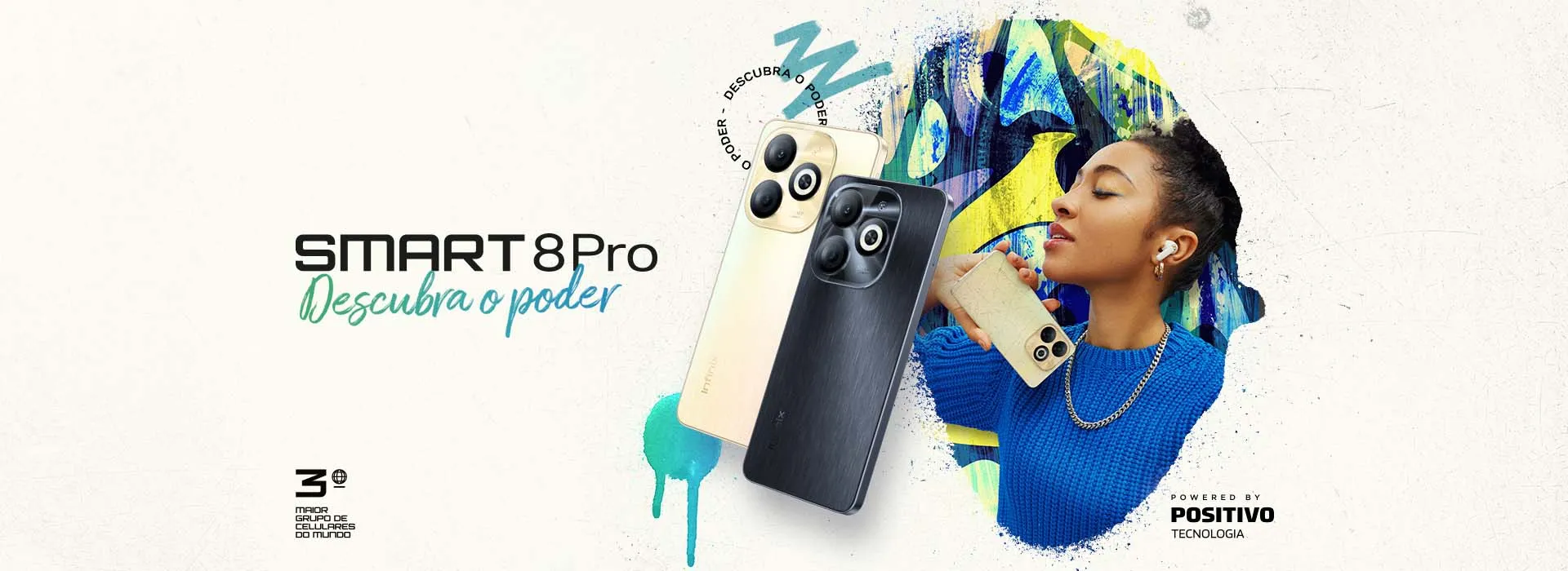 Smart 8 Pro: 256 GB de armazenamento num entry-level é sinal, não coincidência